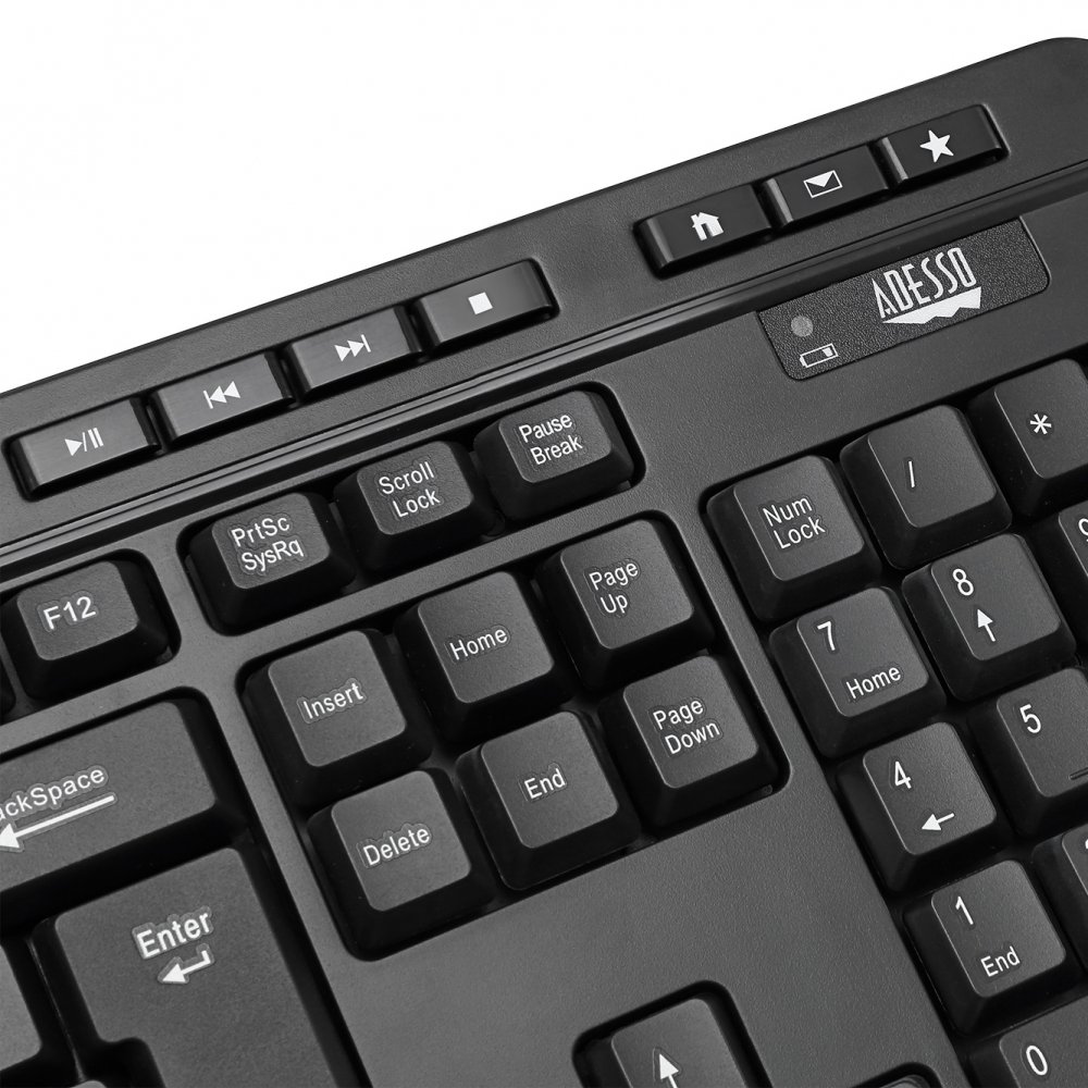 Internet/Multimedia Hotkeys - Adesso WKB-1300UB