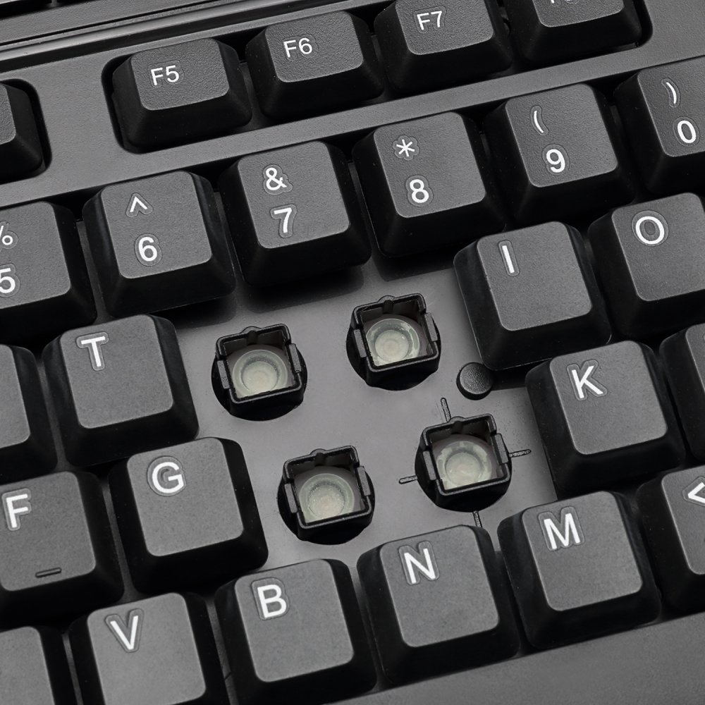 Quiet Membrane Key Switches - Adesso WKB-1300UB