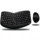 Adesso WKB-1150CB Tru-Form Wireless Ergo Mini Keyboard & Mouse