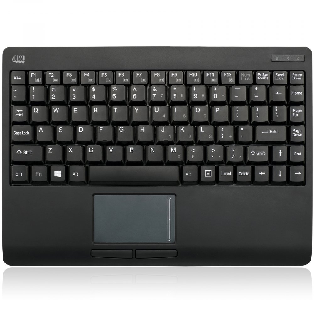 Adesso WKB-4110UB SlimTouch Wireless Mini Touchpad Keyboard