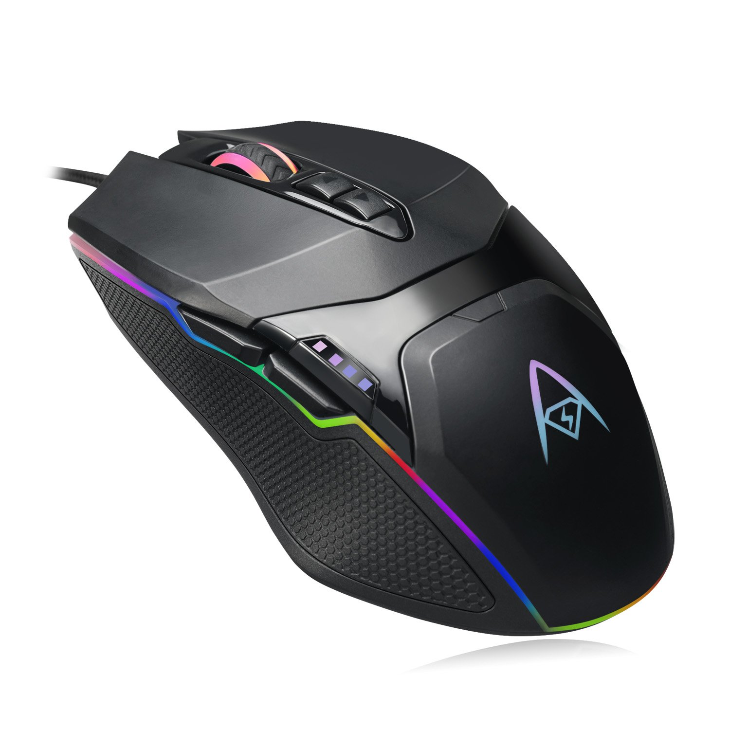 Adesso iMouse X5 RGB Illuminated 7-Button Ambidextrous Gaming Mouse