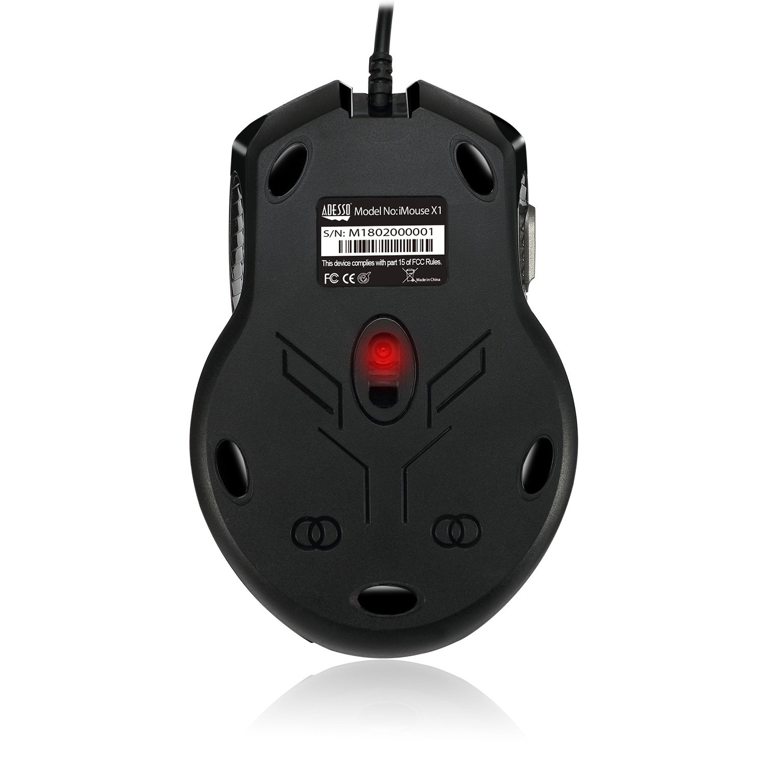 Adesso iMouse X1 Multi-Color 6-Button Gaming Mouse