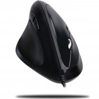 Adesso iMouse E7 Left-Handed Vertical Ergonomic Programmable Gaming Mouse