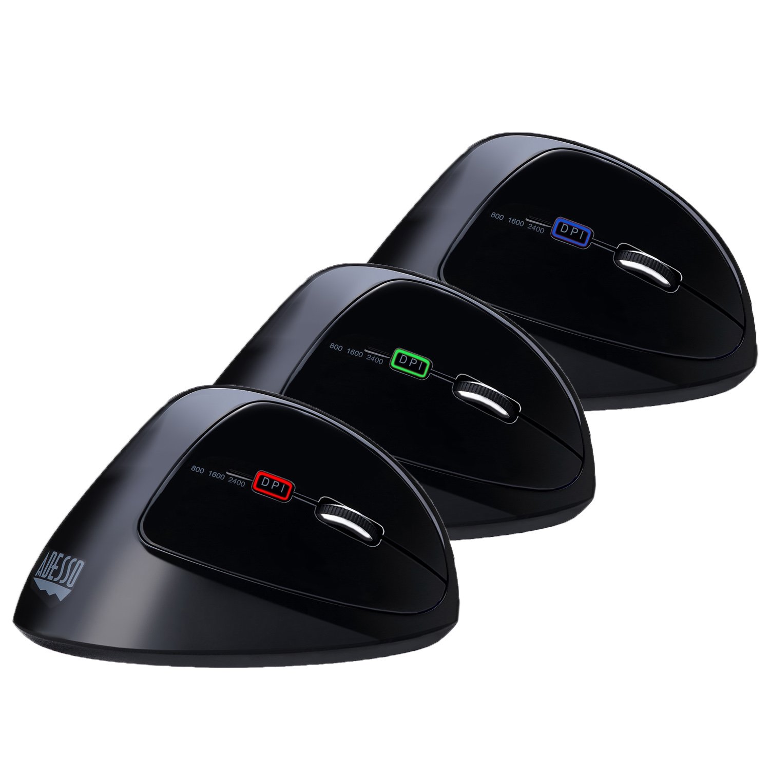 Adesso iMouse E30 Wireless Vertical Programmable Mouse
