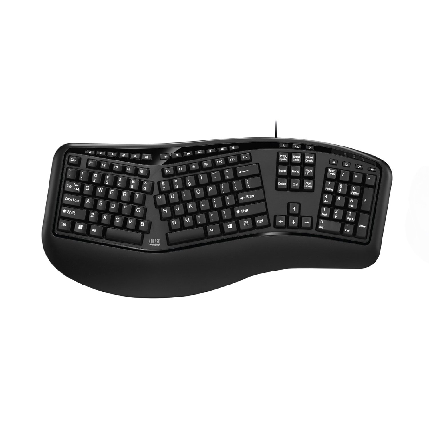 Adesso AKB-150UB Desktop Ergonomic Keyboard