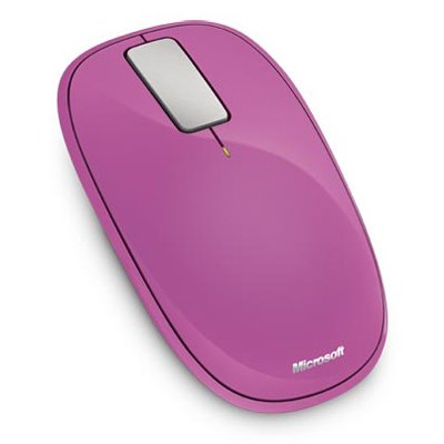 Microsoft U5K-00003 Explorer Touch Computer Mouse Limited Edition Dahlia Pink