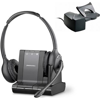 Plantronics W720/HL10 Savi Over-The-Head Binaural Headset with Lifter
