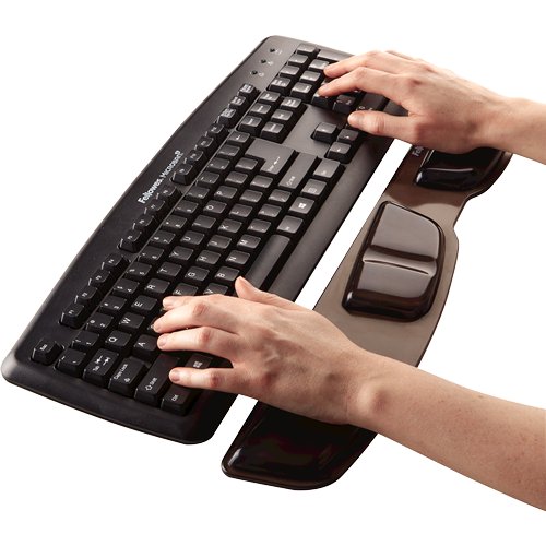 Fellowes 9183201 Keyboard Wrist Rest Palm Support black