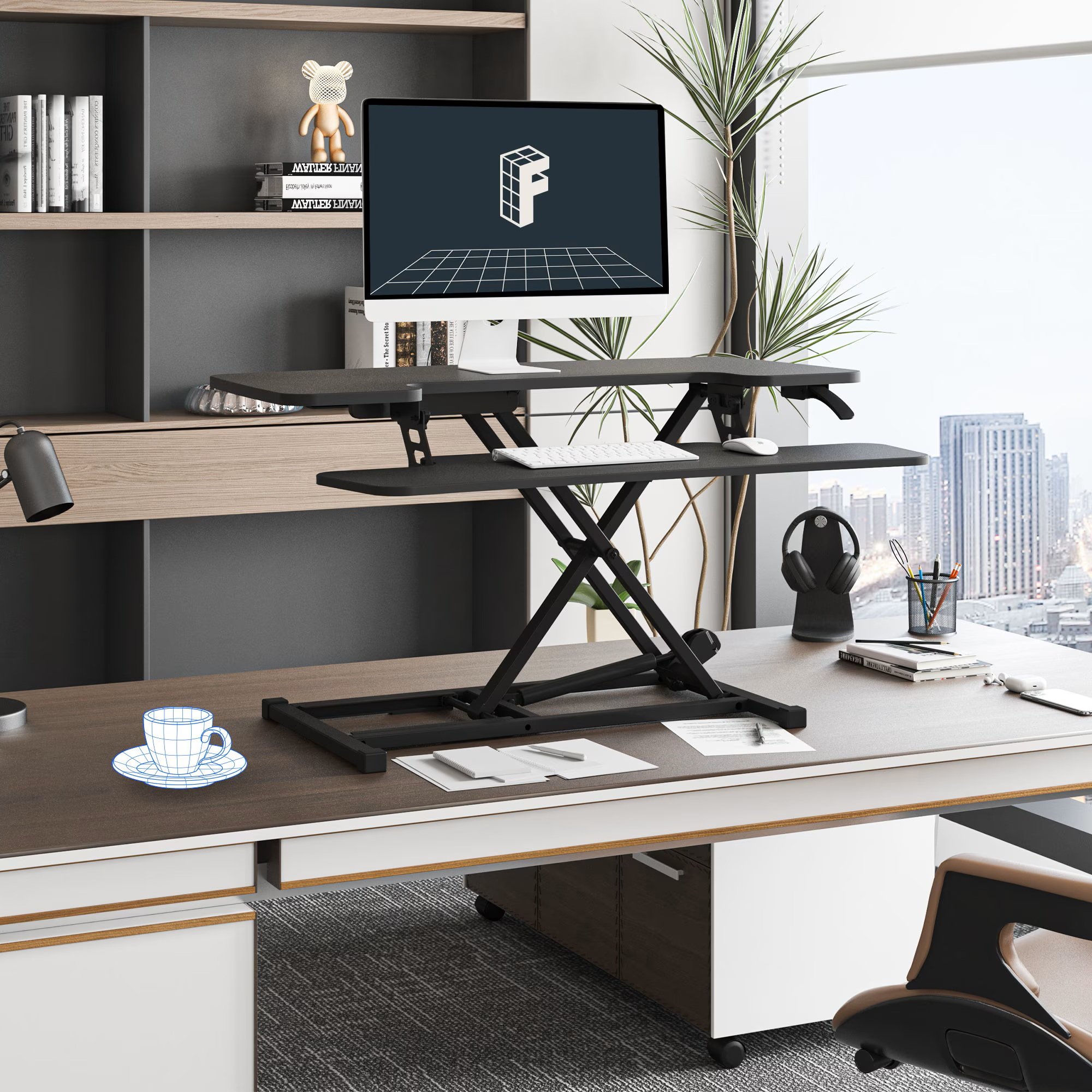Flexispot 28" AlcoveRiser Standing Desk Converter M7