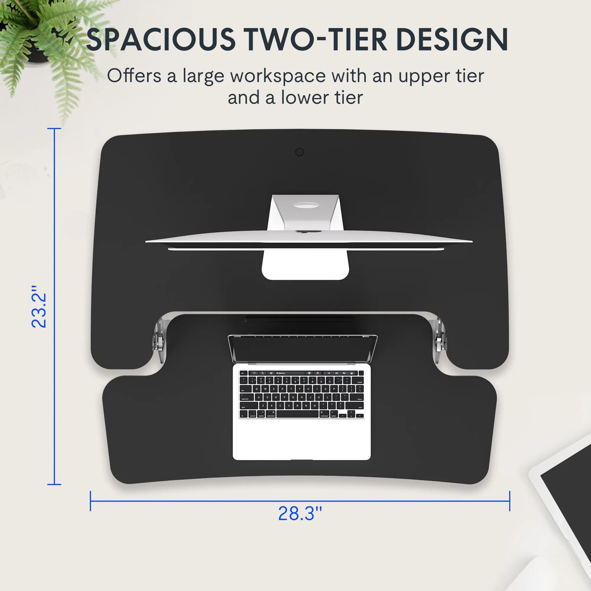 Flexispot 28" AlcoveRiser Standing Desk Converter M7