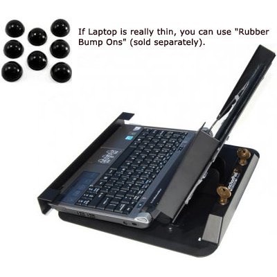 AnchorPad 31177ARM or 31177BPARM Laptop Lockdown Security Stand and "Rubber Bump Ones" (sold separately)