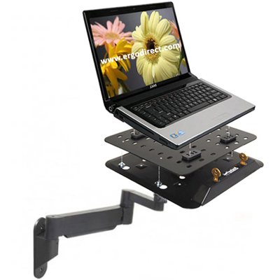 Secure Height Adjustable Notebook Wall or Desk Mount Arm, ED-7F-96