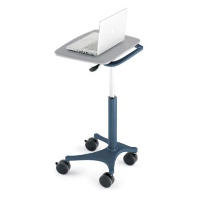 The smooth edges and rounded corners of Zido make it a perfect laptop cart. And the adjustable-height versions let you work sitting or standing comfortably. Shown here with: 1. Handle (sold separately)