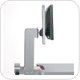 Anthro 765SM Flat Panel Height Adjuster in Silver Metallic