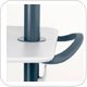 Anthro ZHSB Standard Handle for Zido Fixed Height and Adjustable Height Carts in Slate Blue
