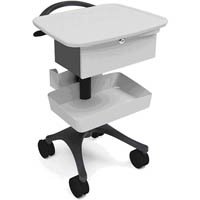Anthro BZD04SB/CG4 Height Adjustable Healthcare Compact Phlebotomy Cart