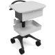 Anthro BZD04SB/CG4 Height Adjustable Healthcare Compact Phlebotomy Cart