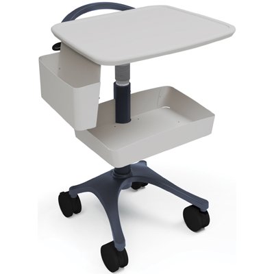 Anthro BZD03SB/CG4 Height Adjustable Compact Healthcare EKG Cart