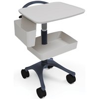 Anthro BZD03SB/CG4 Height Adjustable Compact Healthcare EKG Cart