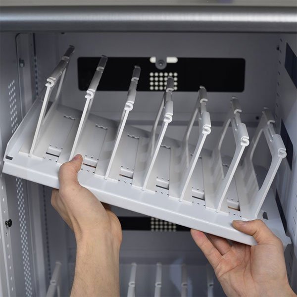 Ergotron YESTABGMPW4 Anthro YES Charging Cart for Tablets and iPads