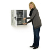 Cable Management System of Anthro TAB20SS/PW Secure 20 Unit Tablet Charging Cabinet