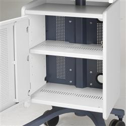Anthro ZCS01CG Cabinet Shelf in Cool Grey Metal