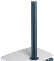 Anthro ZET26SB Extension 26" Height and 2.5" Diameter Tube in Slate Blue