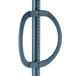 Anthro ZPHSB Handle for Zido Pole Cart in Slate Blue