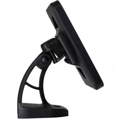 Side View of Archelon APiP01S Secure Protected iPad Enclosure Traditional Table Top Mount