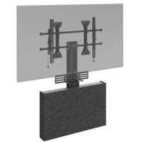 Chief Fusion Storage Cabinet for Fusion Wall Mounts, Black