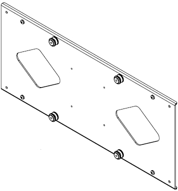 Chief MSB6015 Flat Panel Custom Interface Bracket for 30 to 50 inch Displays