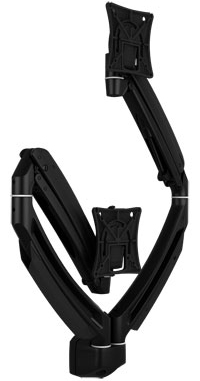 Chief K1P 200B or K1P 200S KONTOUR Dynamic Height Adjustable Dual Monitor Arm Pole Mount