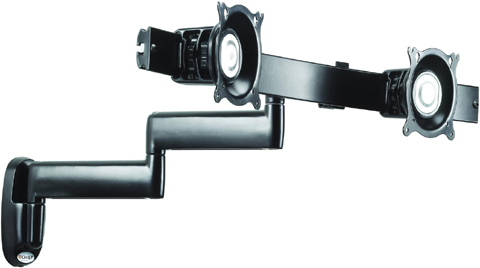 Chief KWD220 Wall Mount Flat Panel Dual Horizontal Monitor LCD Arm
