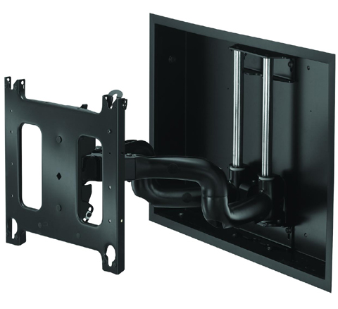 Chief PNRIW2000 Large In-Wall Swing Arm Wall Mount Black