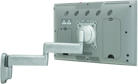 Chief FWD110S Wall Mount Flat Panel Dual Swing LCD Arm Silver