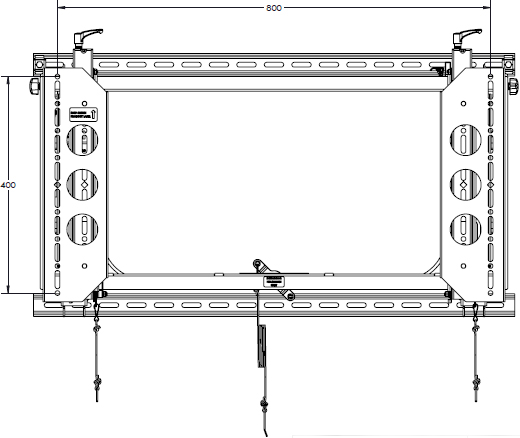 Technical Drawing for Chief Interface Extender - FHB5050