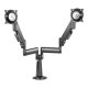 Chief KCY220 Height-Adjustable Dual Arm Desk Mount, Dual Monitor
