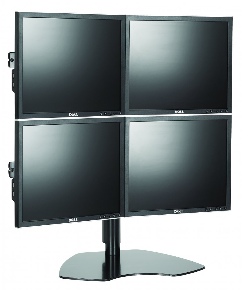 Chief Quad Monitor Table Stand KTP440B or KTP440S