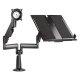 Chief KGL220 Height-Adjustable Monitor/Laptop Dual Arm Desk Mount