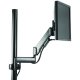 Chief KPG110B Height Adjustable Dual Arm Pole Mount, One Monitor