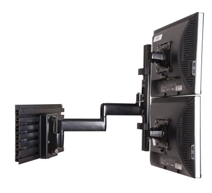 Chief Dual Arm Wall Mount, Vertical Dual Monitor KWD230B