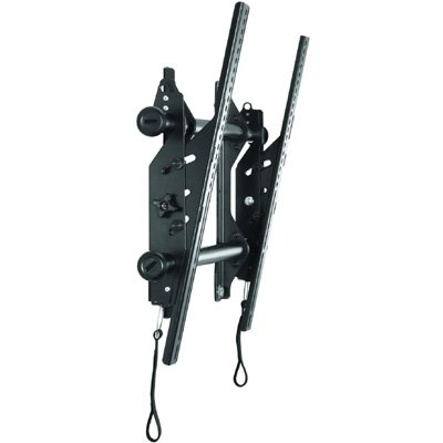 Side view of Chief LTAU FUSION Universal Flat Panel Tilt Video Wall Mount Black