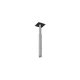 Chief CMA260 Ceiling Plate 500 lbs with Adjustable Extension Column (2" Outer Diameter) Black