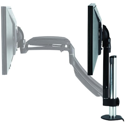 Extension of Chief K1C100B KONTOUR Dynamic Column Desk Clamp Mount for Single Monitor