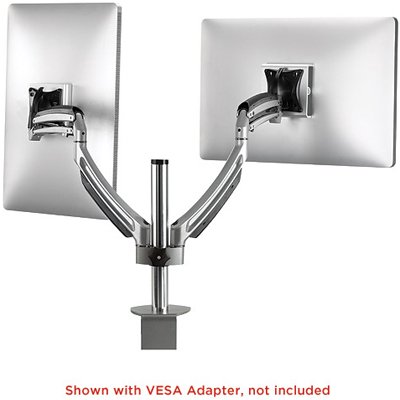 Chief K1C200S KONTOUR Dynamic Column Desk Clamp Mount for Dual Monitors