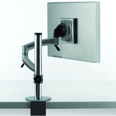 Chief K2C100S KONTOUR Column Desk Clamp Mount for Single Monitor