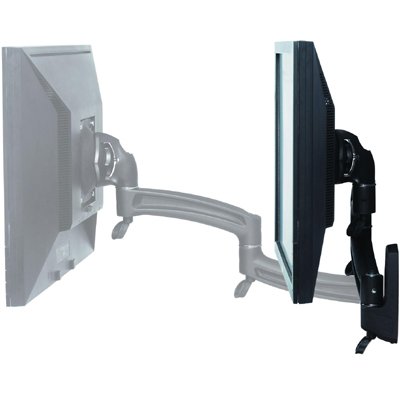 Extension of Chief K2W100B KONTOUR Dual Arm Wall Mount for Single Monitor