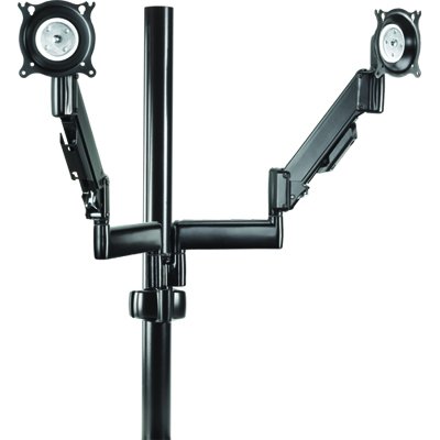 Chief KPY220 Height Adjustable Dual Arm Pole Mount, Dual Monitor