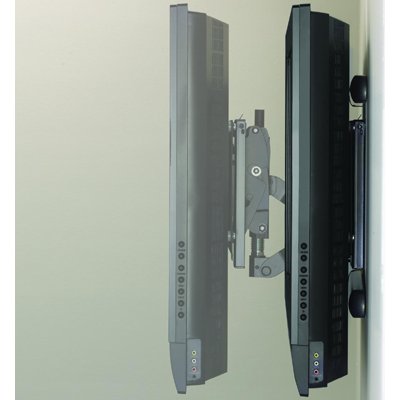 Closed view of Chief MIWRF6000B Medium Low-Profile In Wall Swing Arm Mount  with TVs