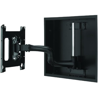 Side view of Chief PWRIW2000B Large Flat Panel Low Profile In-Wall Swing Arm Wall Mount for 37"-55" Displays